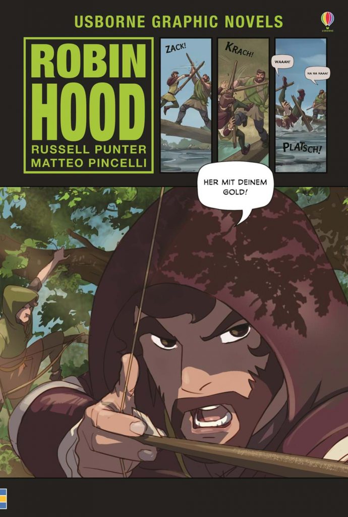 Gelesen GraphicNovel Robin Hood Buchfarben